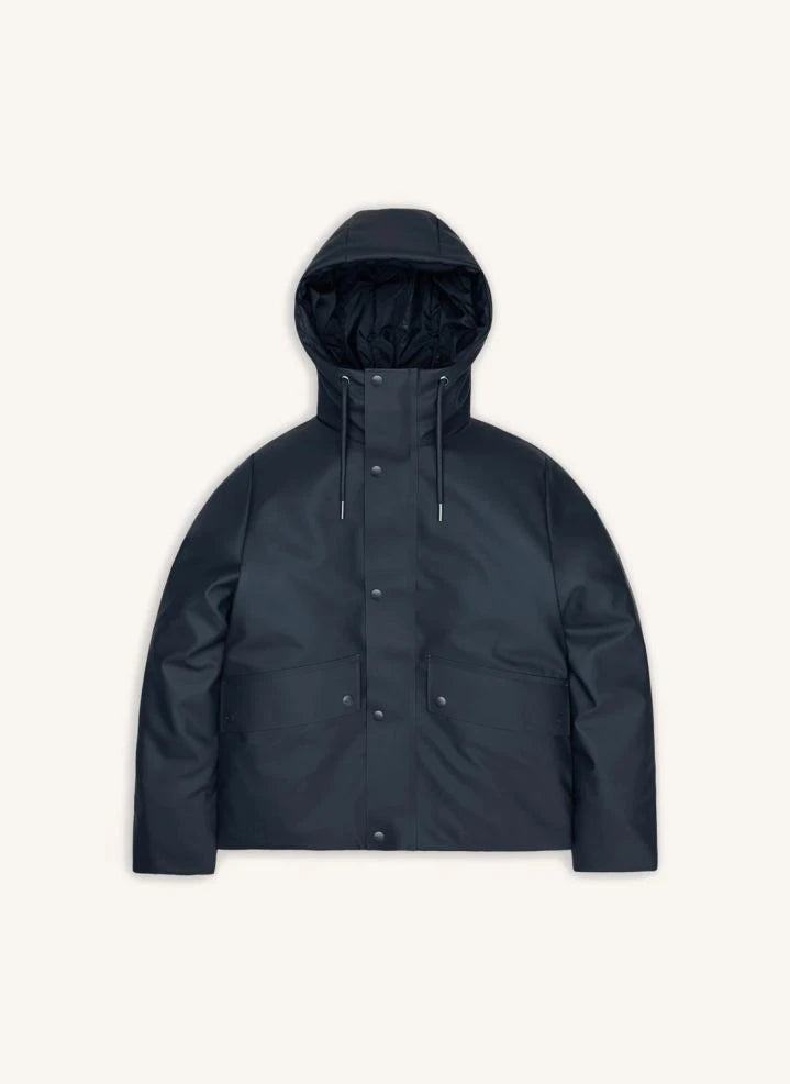 Rains - Nome Kurzer Parka W3T3 | Dunkelblau