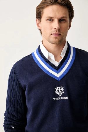 Polo Ralph Lauren erkek pamuklu Wimbledon kazak