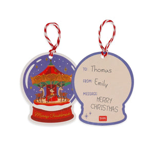 Legami - Set 10 Weihnachtsgeschenkanhänger