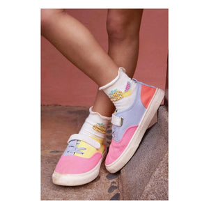 Bonton - Board Easy Sneaker mit Schnürsenkeln | Candy Pink