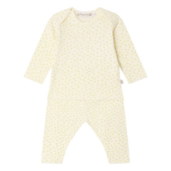 Bonpoint - Timi Pois Bio-Baumwoll-T-Shirt und Leggings-Set | Ecru