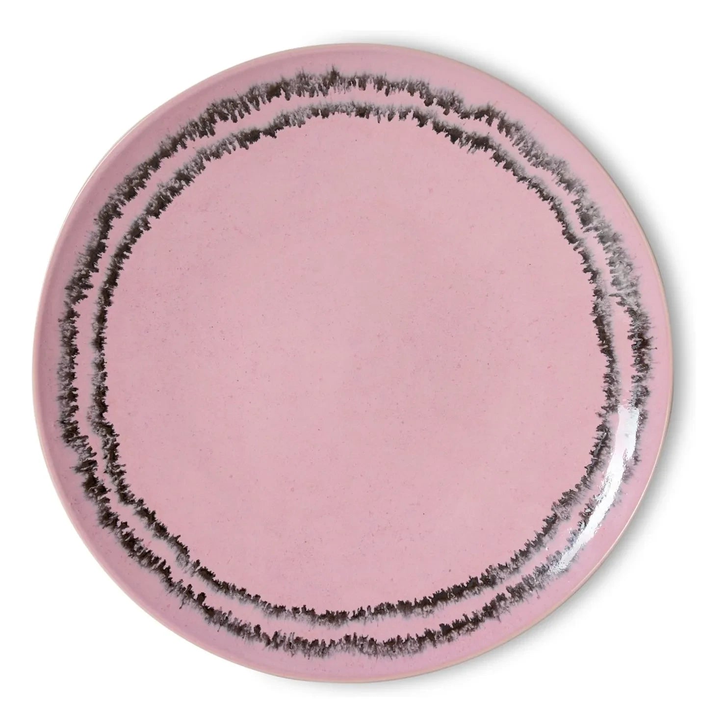 HKliving - Bubble Keramik Essteller - 2er Set | Rosa