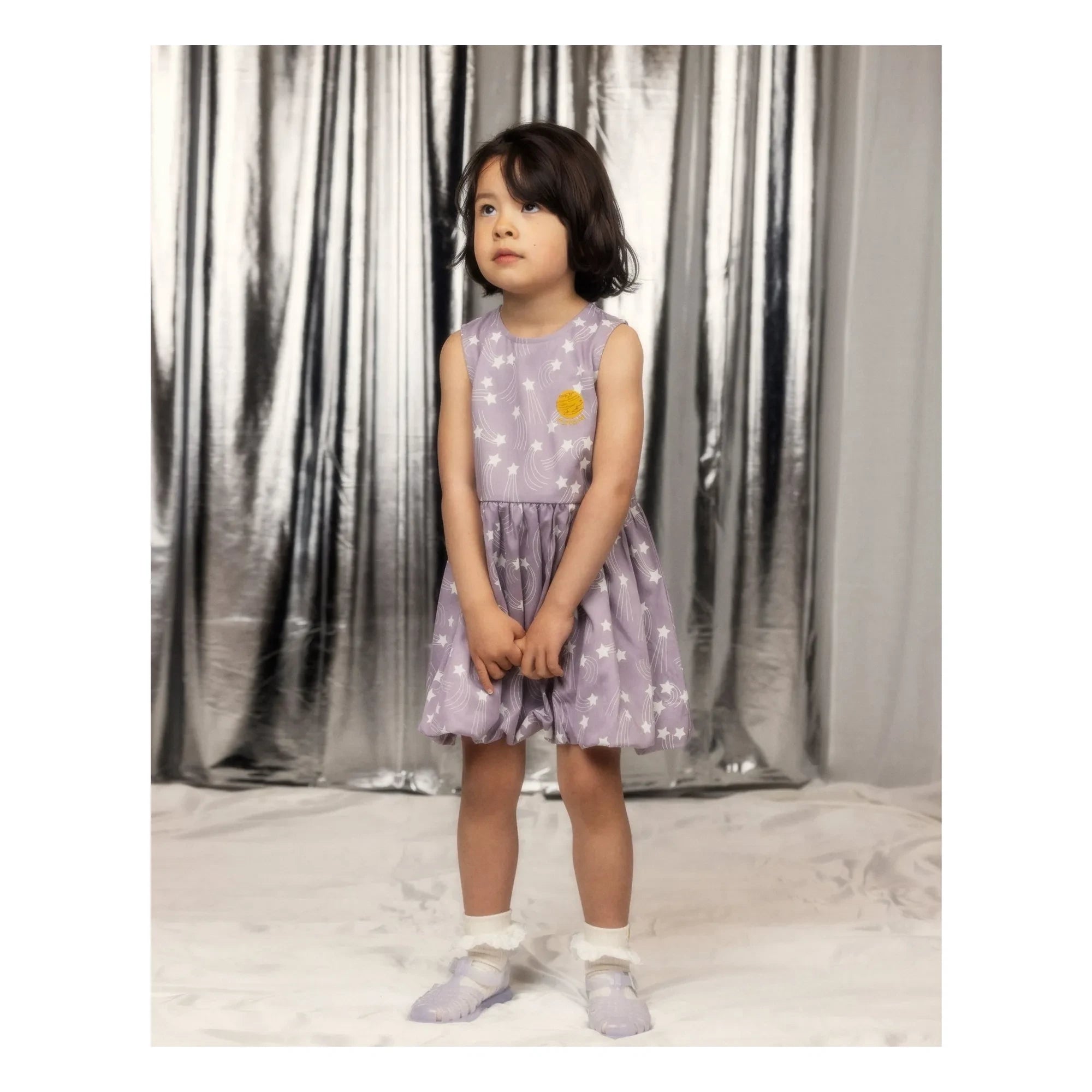 Mini Rodini - Tencel Star Kleid | Mauve