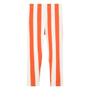 Tinycottons – Gestreifte Leggings | Rot