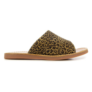 Pom d'Api - Mules Beach-Curv Leopar | Kahverengi