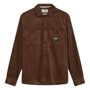 Anerkjendt - Aktheo Samt-Overshirt | Braun