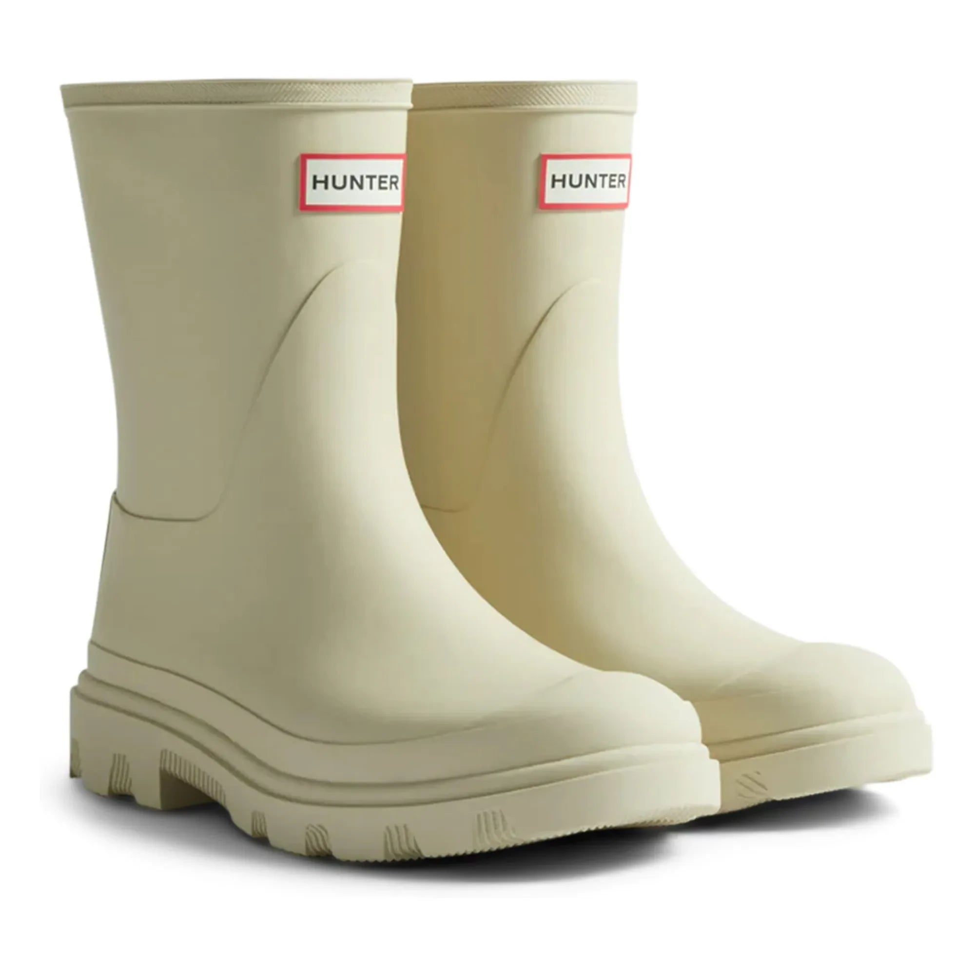 Hunter - Downpour Kurze Gummistiefel | Ecru