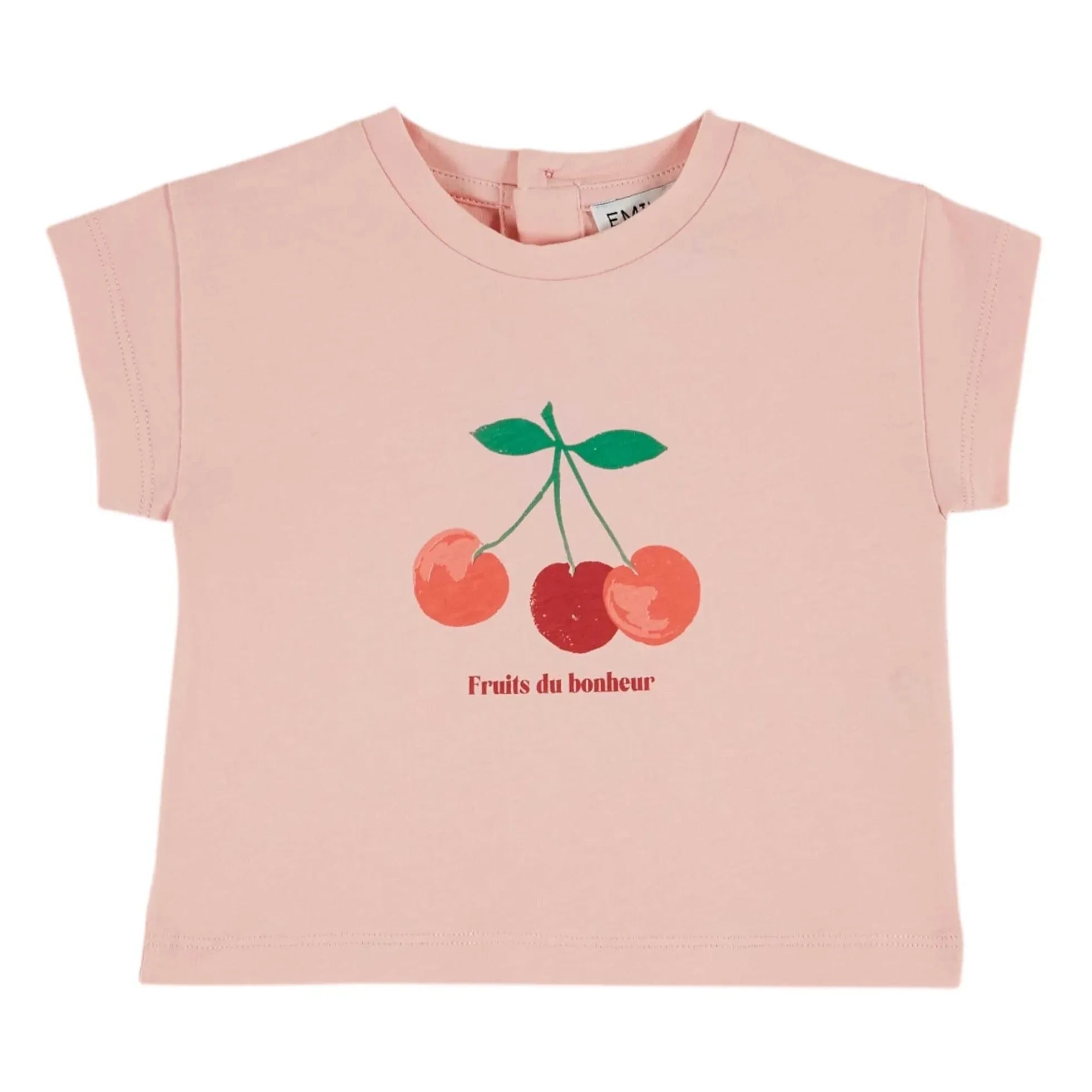 Emile et Ida - Sade Pink Fruit Bio-Baumwoll-T-Shirt
