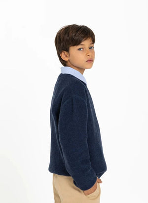 Smallable Kid - Matteo Wolle Pullover | Indigoblau