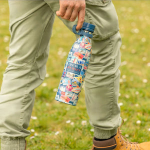 Legami - 800 ml Thermos - Reiseaufkleber - Heiß & Kalt