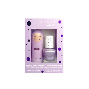 Inuwet - Mattierender Nagellack und Lippenbalsam 2er-Set | Mauve