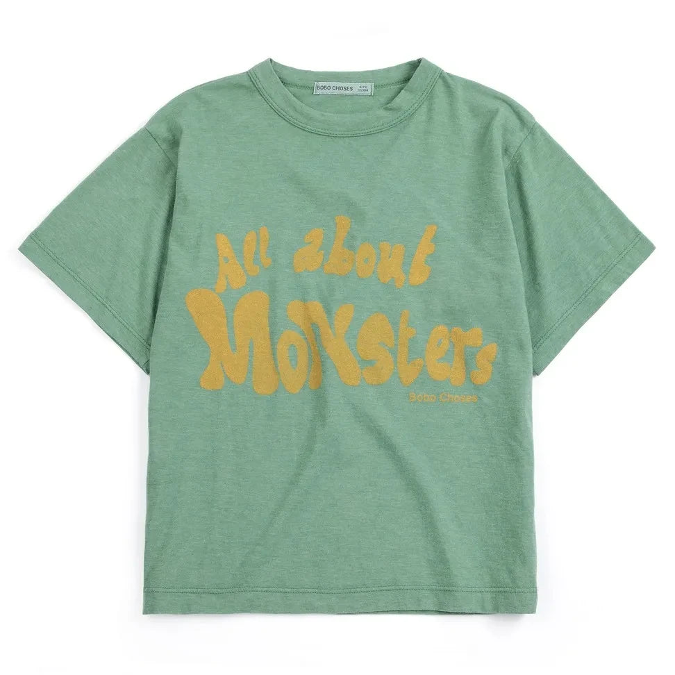Bobo Choses – Alles über Monster-T-Shirt | Recycelte Fasern | Grün