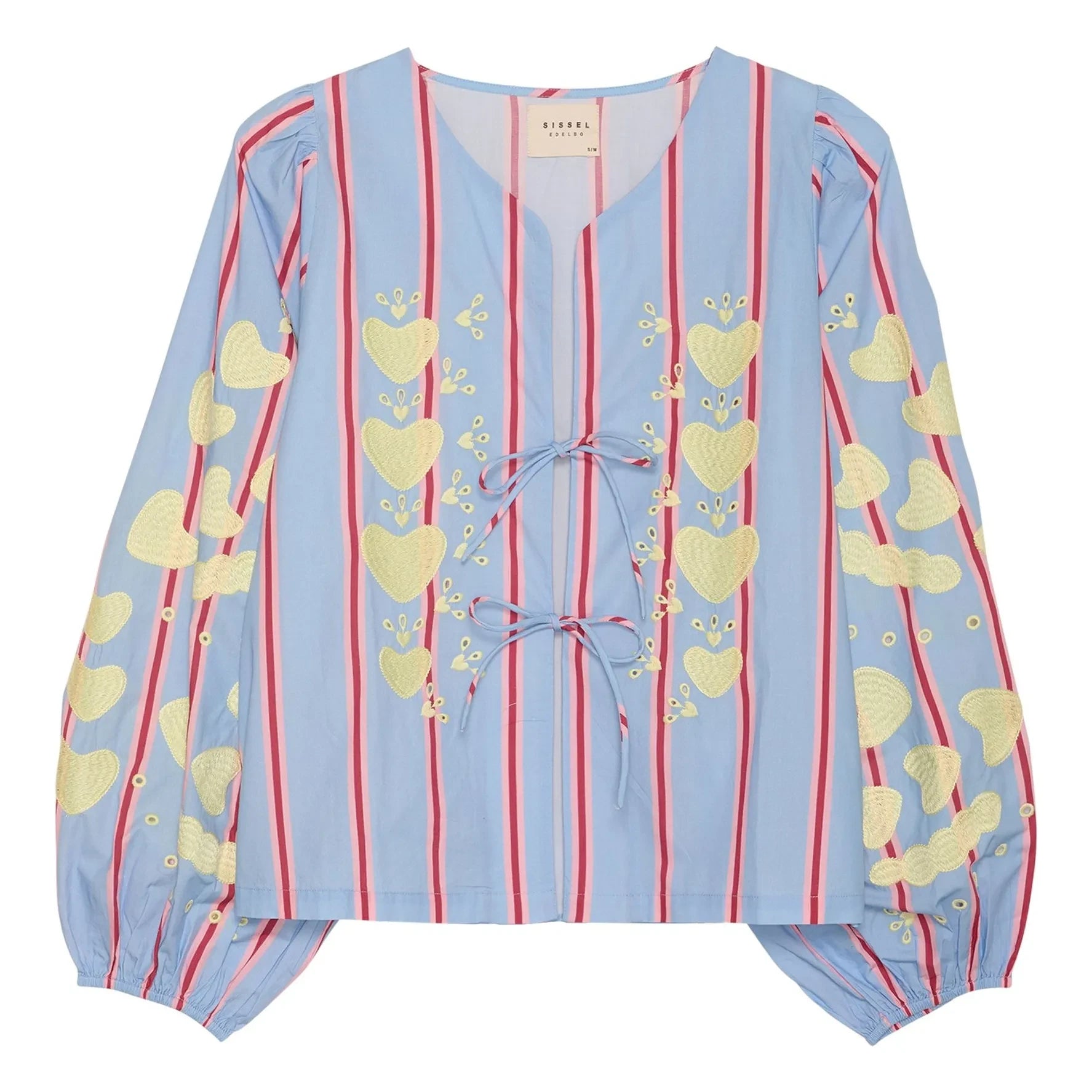 SISSEL EDELBO - Elisabeth Bluse aus Bio-Baumwolle | Blau