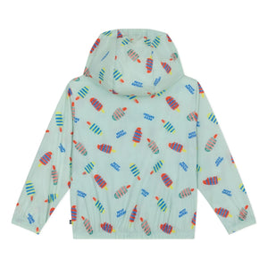 Petit Bateau - Windbreaker mit Blumenmuster | Weiß