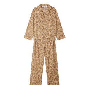Bonpoint - Liberty Pyjama mit Druckknöpfen aus Bio-Baumwolle | Mauve