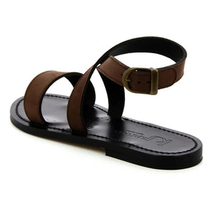 K.Jacques - Calfat Nubuk Sandalen | Braun