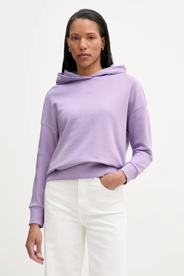 Marc O'Polo kadın pamuklu kapüşonlu sweatshirt