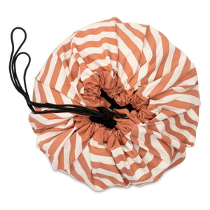 Play and Go - Noomad Tasche / Spielmatte - Gestreift | Senfgelb