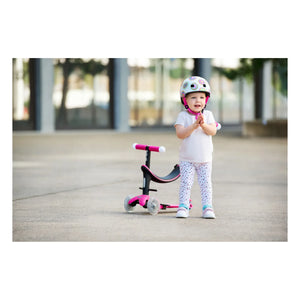 Micro - Mini 3'ü 1 Arada LED scooter | Ahududu Kırmızısı
