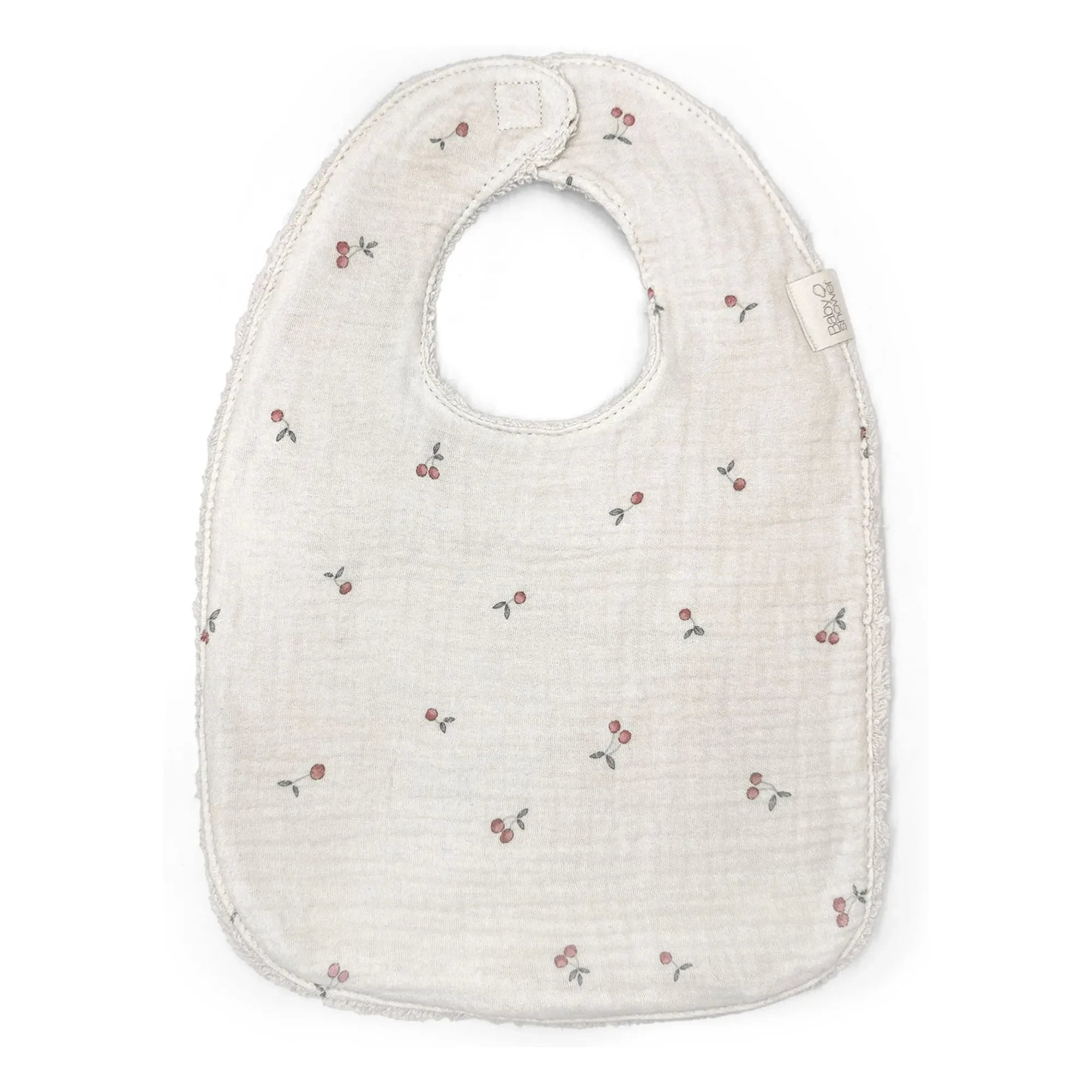 Babyshower - Lätzchen Kirschen | Ecru