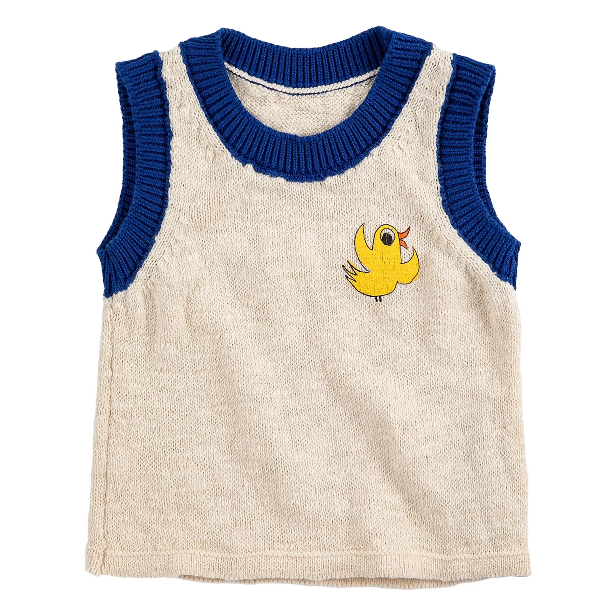 Bobo Choses - Oiseau Strick-Trägertop | Ecru