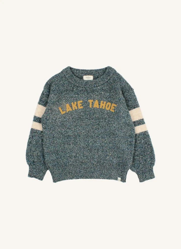 Búho - Tahoe Pullover aus recycelten Fasern | Zederngrün