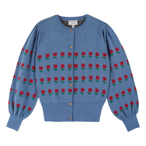 Emile et Ida - Jacquard-Cardigan aus Bio-Baumwolle | Nuage