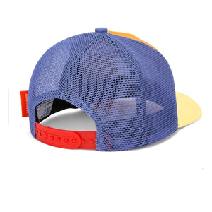 Hello Hossy - Trucker Mini Bio-Baumwoll-Kappe mit gebogenem Schirm | Camel