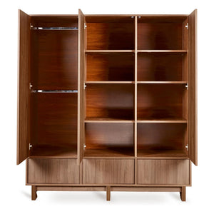 Quax - Kyo XL Kleiderschrank | Nussbaum
