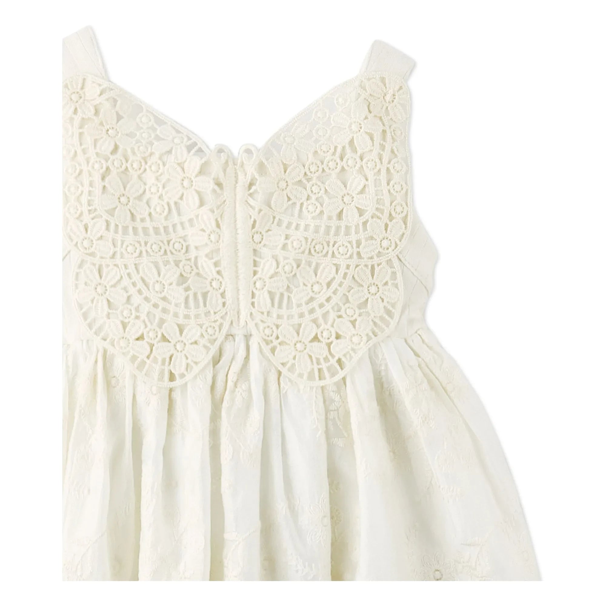 Gingersnaps - Gabrielle Besticktes Kleid | Weiß