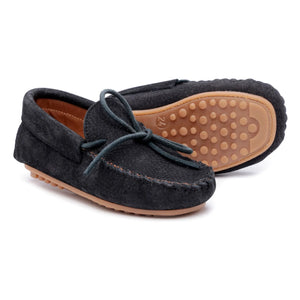 Pèpè - Schwarzer Nubuk-Loafer