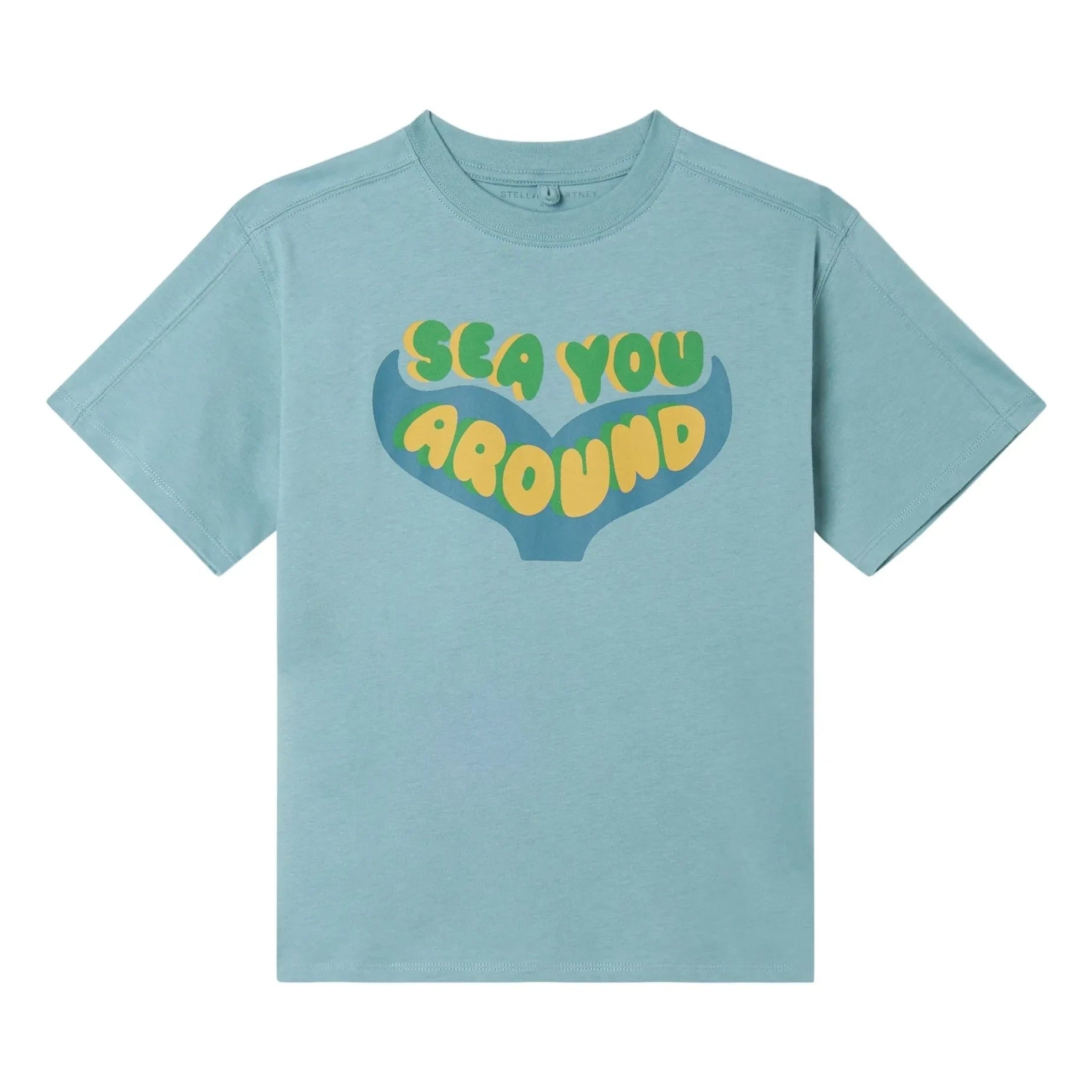 Stella McCartney Kids – See You Around T-Shirt | Türkis