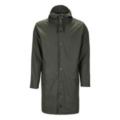 Rains – Unisex Langer wasserdichter gewachster Mantel | Grün