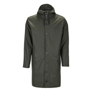 Rains – Unisex Langer wasserdichter gewachster Mantel | Grün