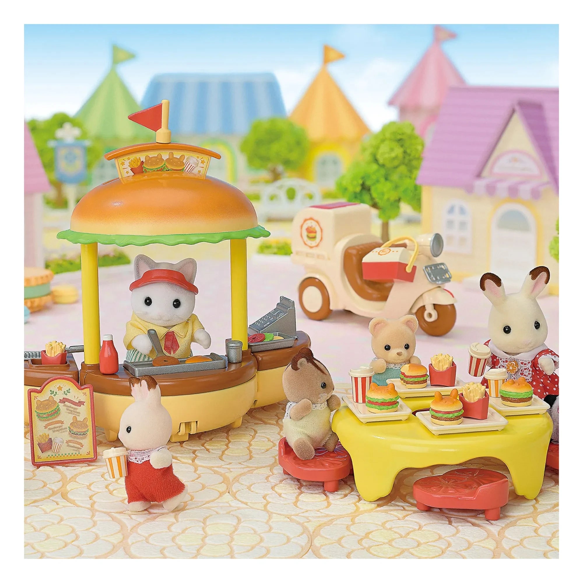 Sylvanian Families - Hamburgerstand