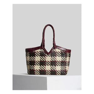 Vipera Tote mit Cruella-Patch aus Leder | Grau