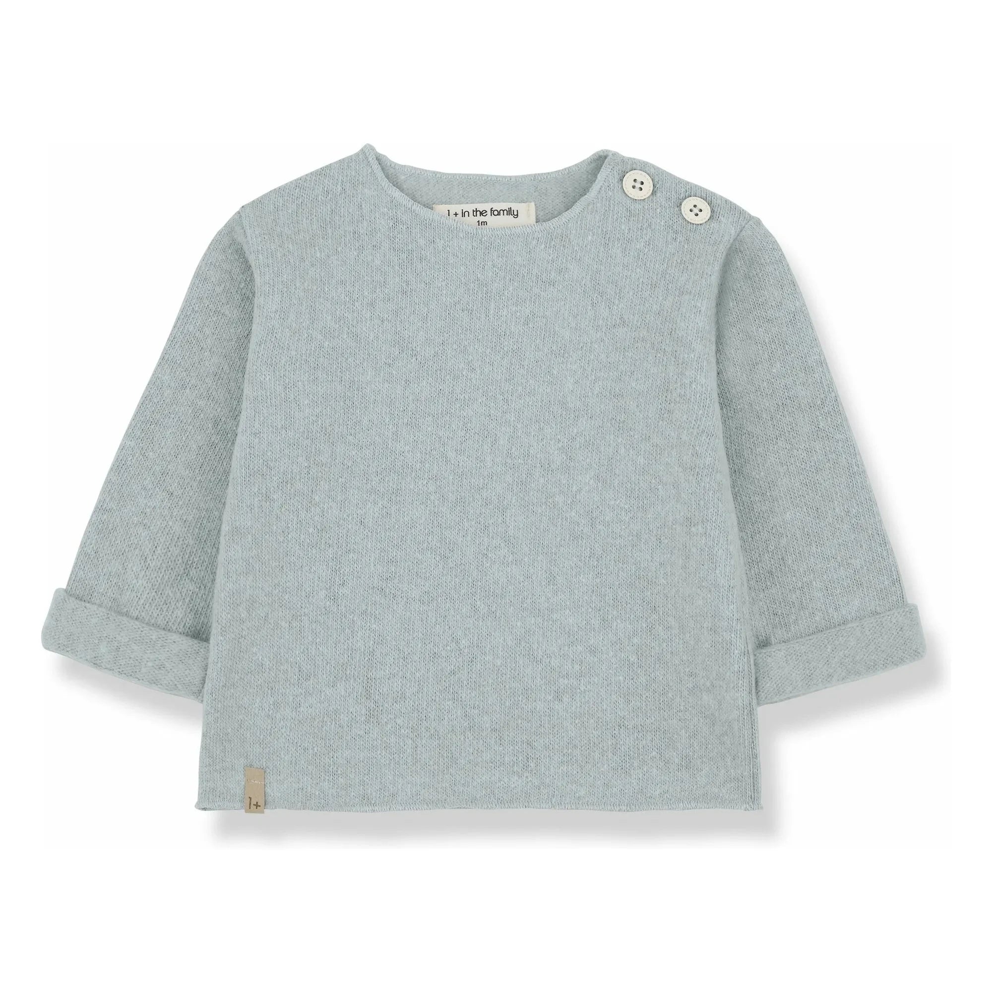 1+ in the family - Chapin T-Shirt | Graublau