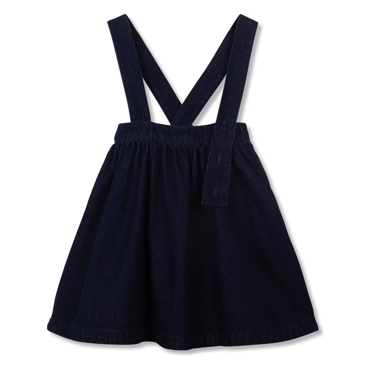 Wynken - Denim-Latzkleid | Dunkelblau