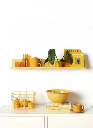 Mustard Made - Ledge Metall Wandregal | Blassgelb