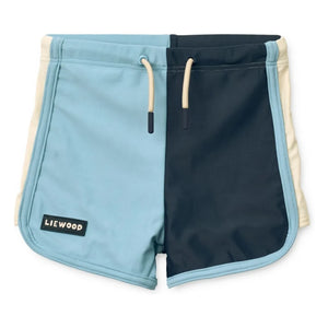 Liewood - Finny Badeshorts aus recyceltem Faserstoff | Blau