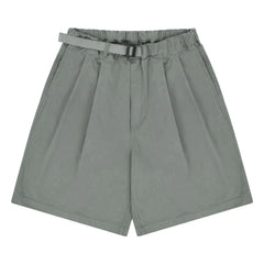 Kappy - Zweiteilige Plissee-Hose mit weitem Bein | Grau