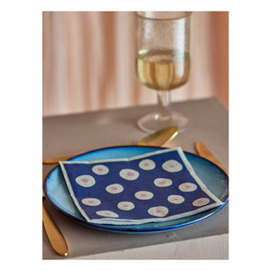 Bloomingville - Eviaya Servietten - 20er Set | Blau