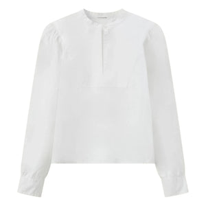 Pomandère - Popeline-Bluse aus Baumwolle | Weiß