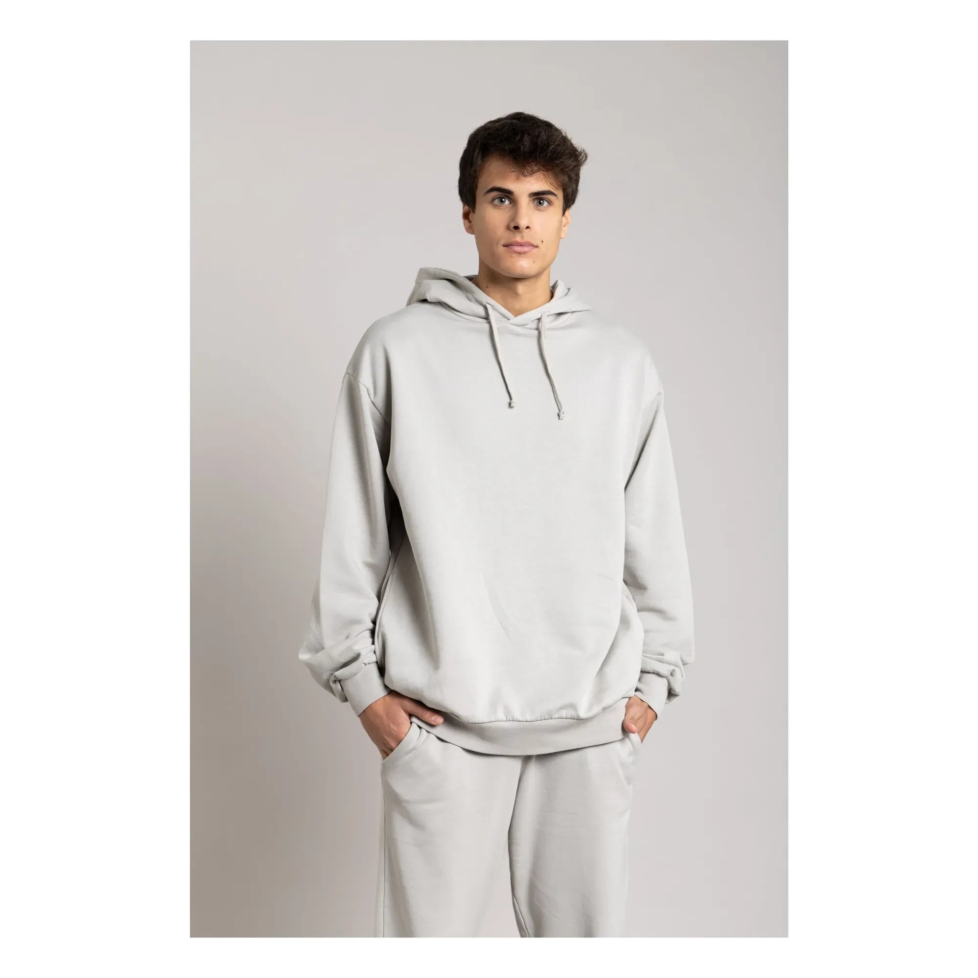 Smallable Man - Java Sweatshirt aus Bio-Baumwolle | Perlengrau