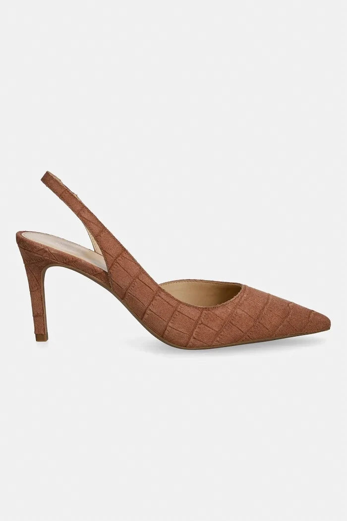 MICHAEL Michael Kors Alina Flex Sling Pump Kadife İnce Topuklu Ayakkabı