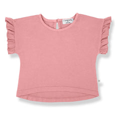 1+ in the family - Volants Campanet T-Shirt | Rosa