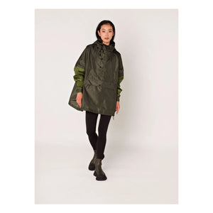 Rainkiss - Wasserfester Anorak mit Fischgrätmuster | Khaki
