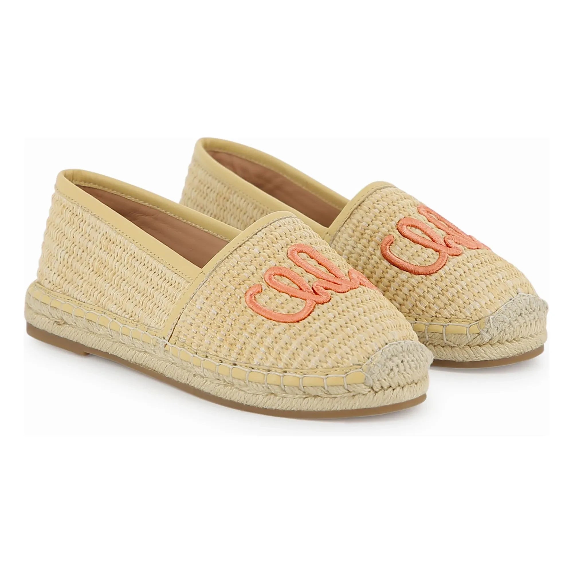 Chloé - Raffia Espadrilles | Beige