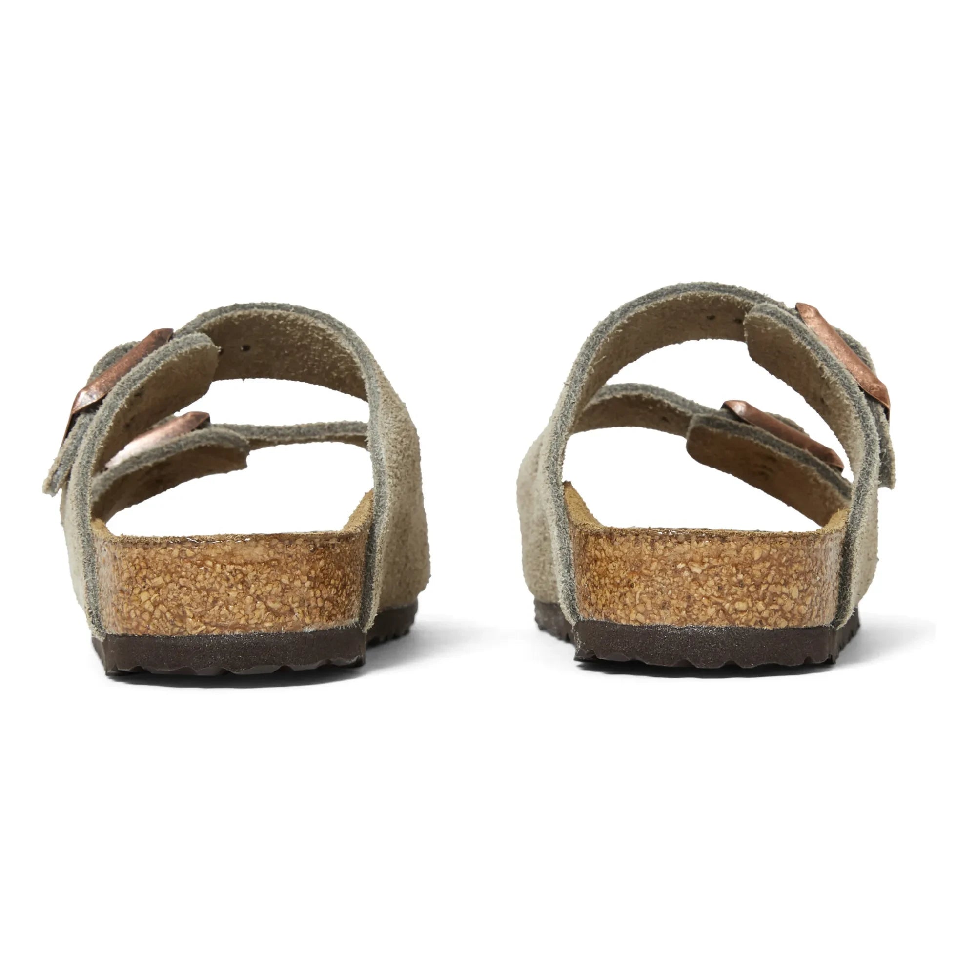 BIRKENSTOCK - Arizona Wildleder-Sandalen | Dunkelbeige-Braun