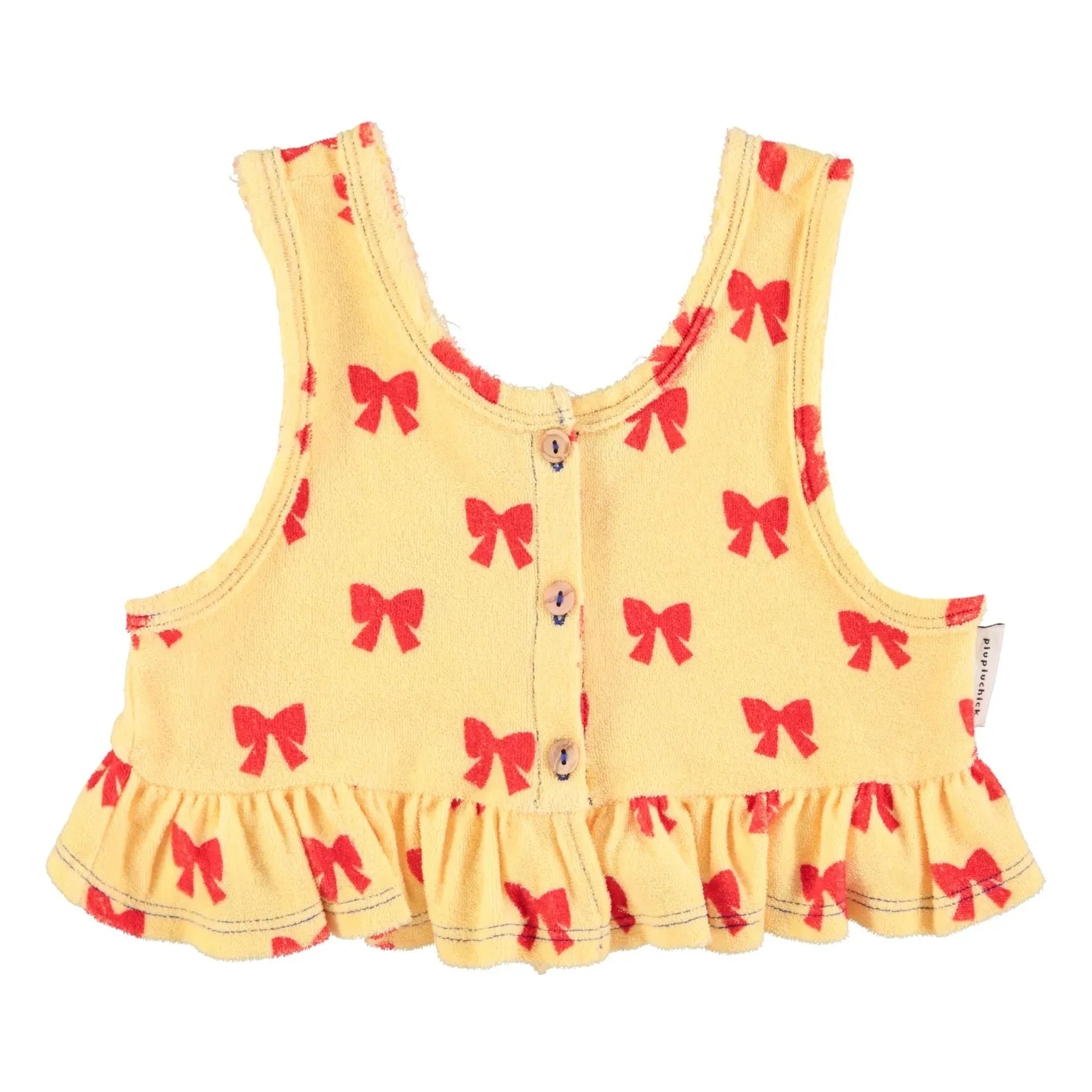 Piupiuchick - Organisches Terry-Knotentop | Gelb